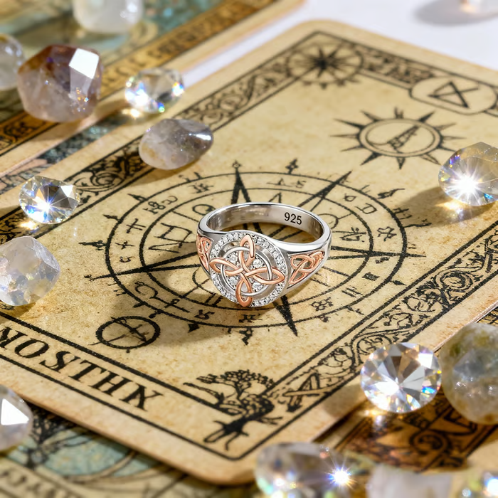 Moonbound Knot Protection Ring