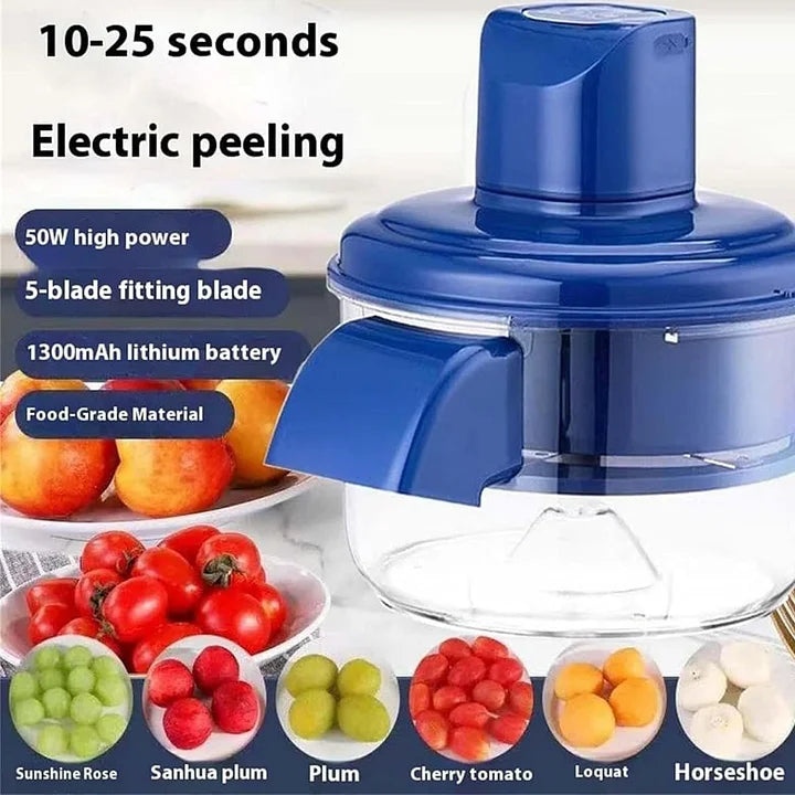 AutoPeel 50W – Rechargeable Stainless Steel Fruit Peeler