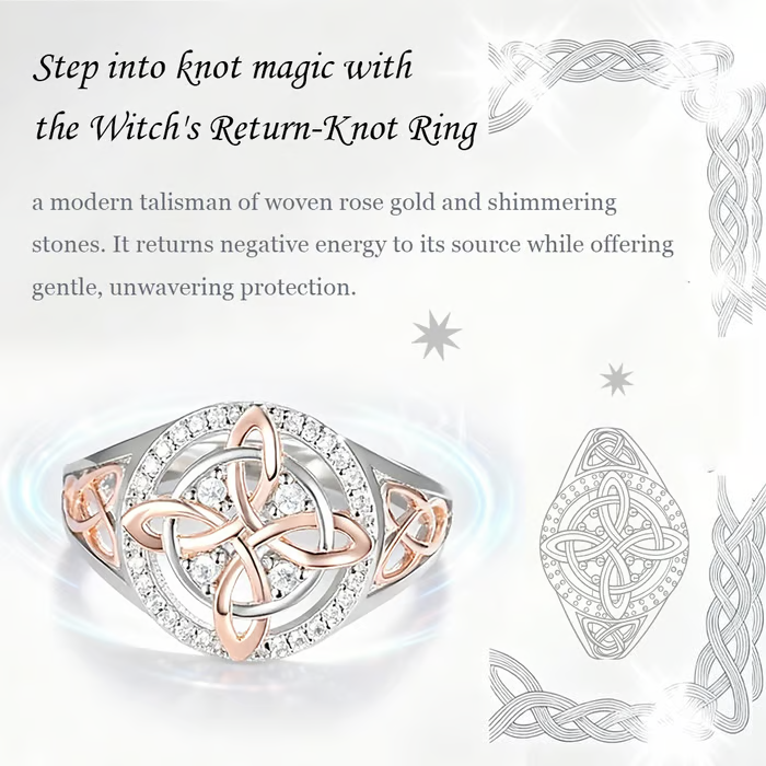 Moonbound Knot Protection Ring