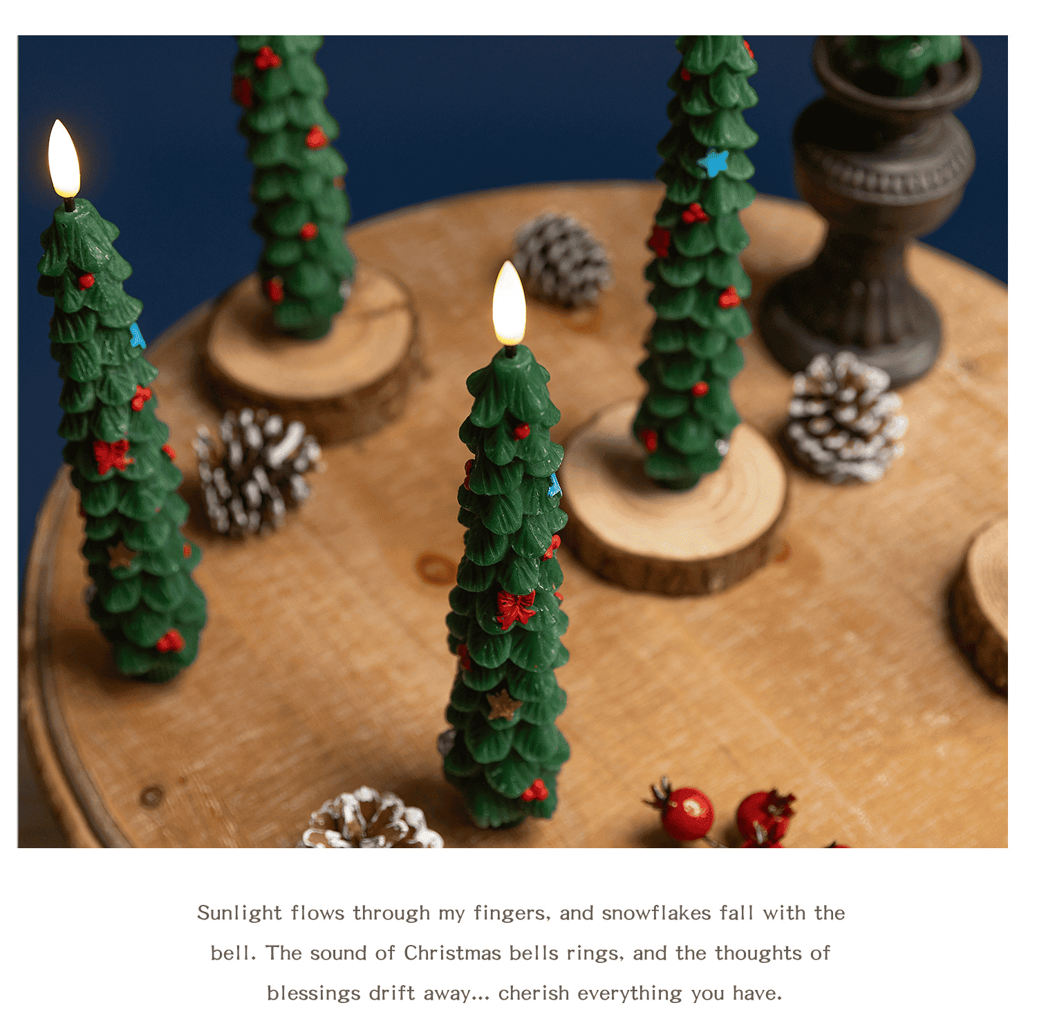 SparklePine LED Candles