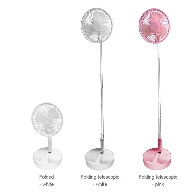 Telescopic Folding Fan USB Rechargeable
