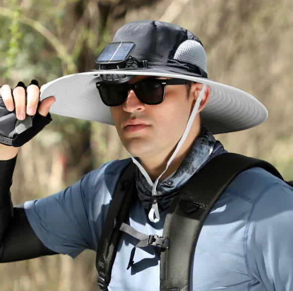 Solar Fan Hat - Unisex Cooling