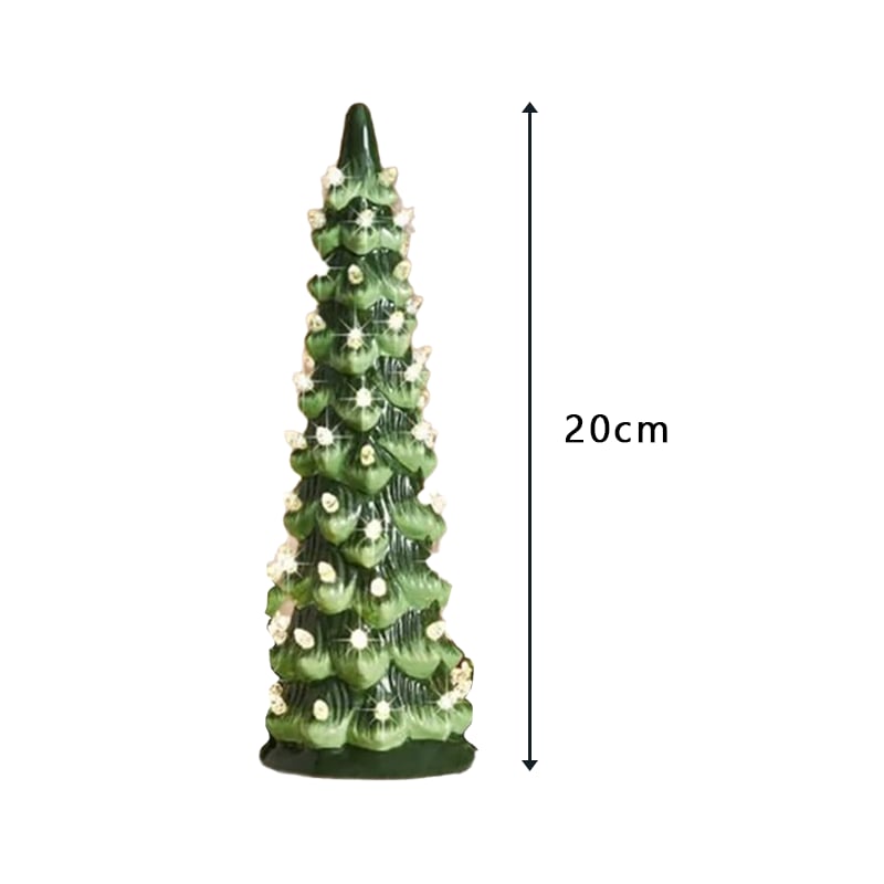 JollyNostalgia Hand-Painted Christmas Trees