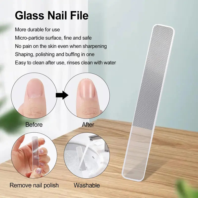 Beveled 3-Piece Nail Clippers