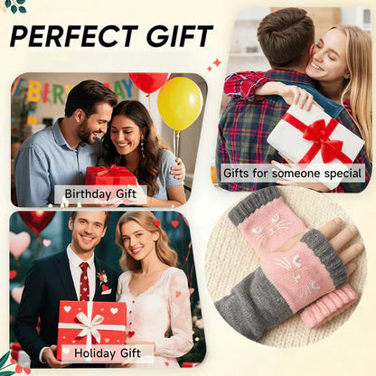 WarmWhiskers Fingerless Gloves