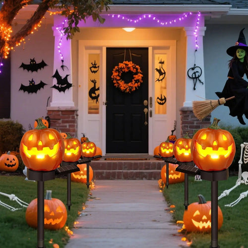 PumpkinPath Solar Lights