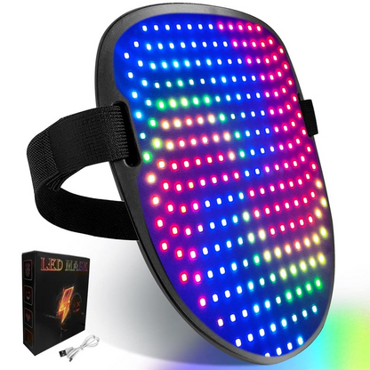 GestureGlow LED Halloween Mask