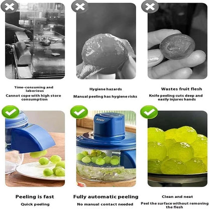 AutoPeel 50W – Rechargeable Stainless Steel Fruit Peeler
