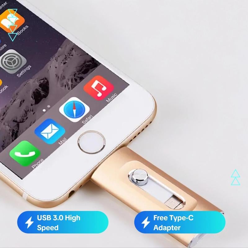 UniFlash 3-in-1 iPhone Storage Drive