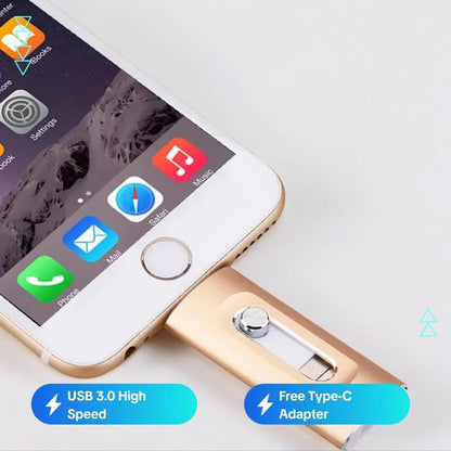UniFlash 3-in-1 iPhone Storage Drive