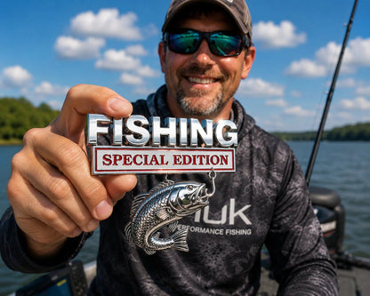 3D Metal Vehicle Fishing Badge
