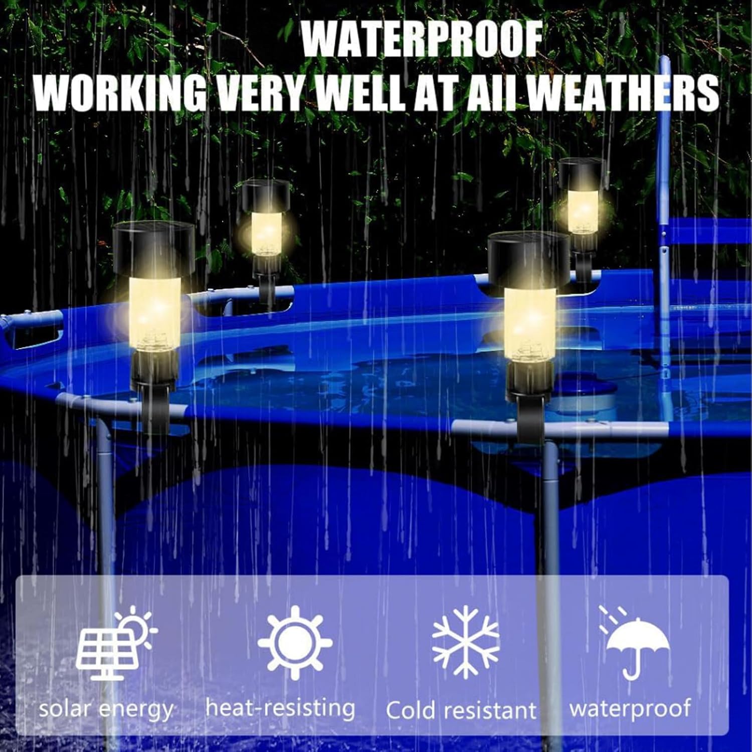 GlowPool Solar LED Lights