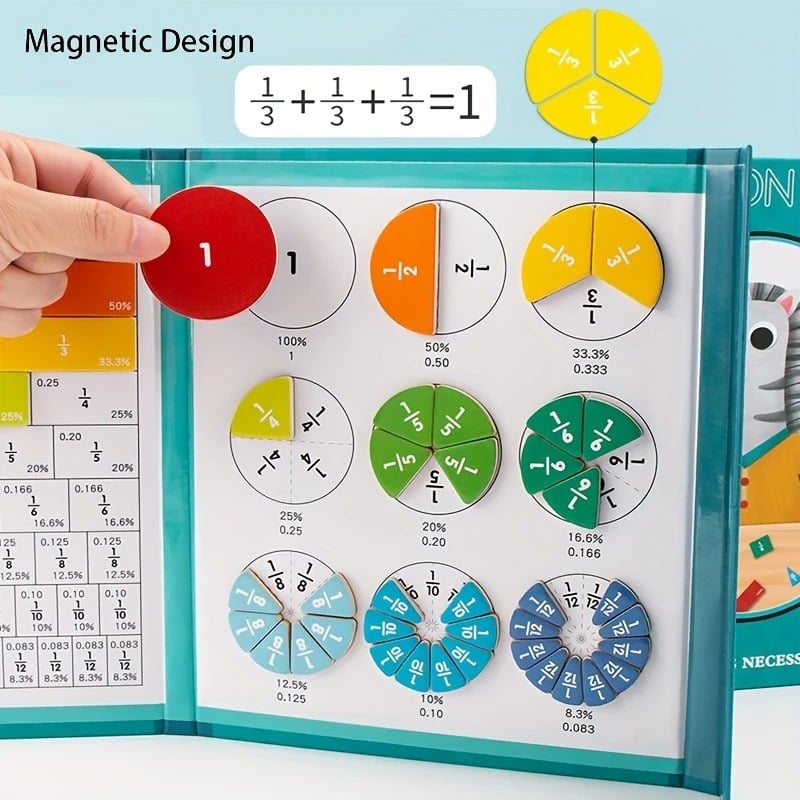 MagnetiMath Fraction Board