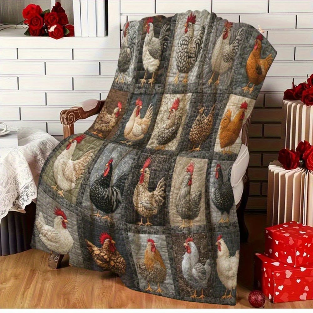 CozyCluck Patchwork Blanket