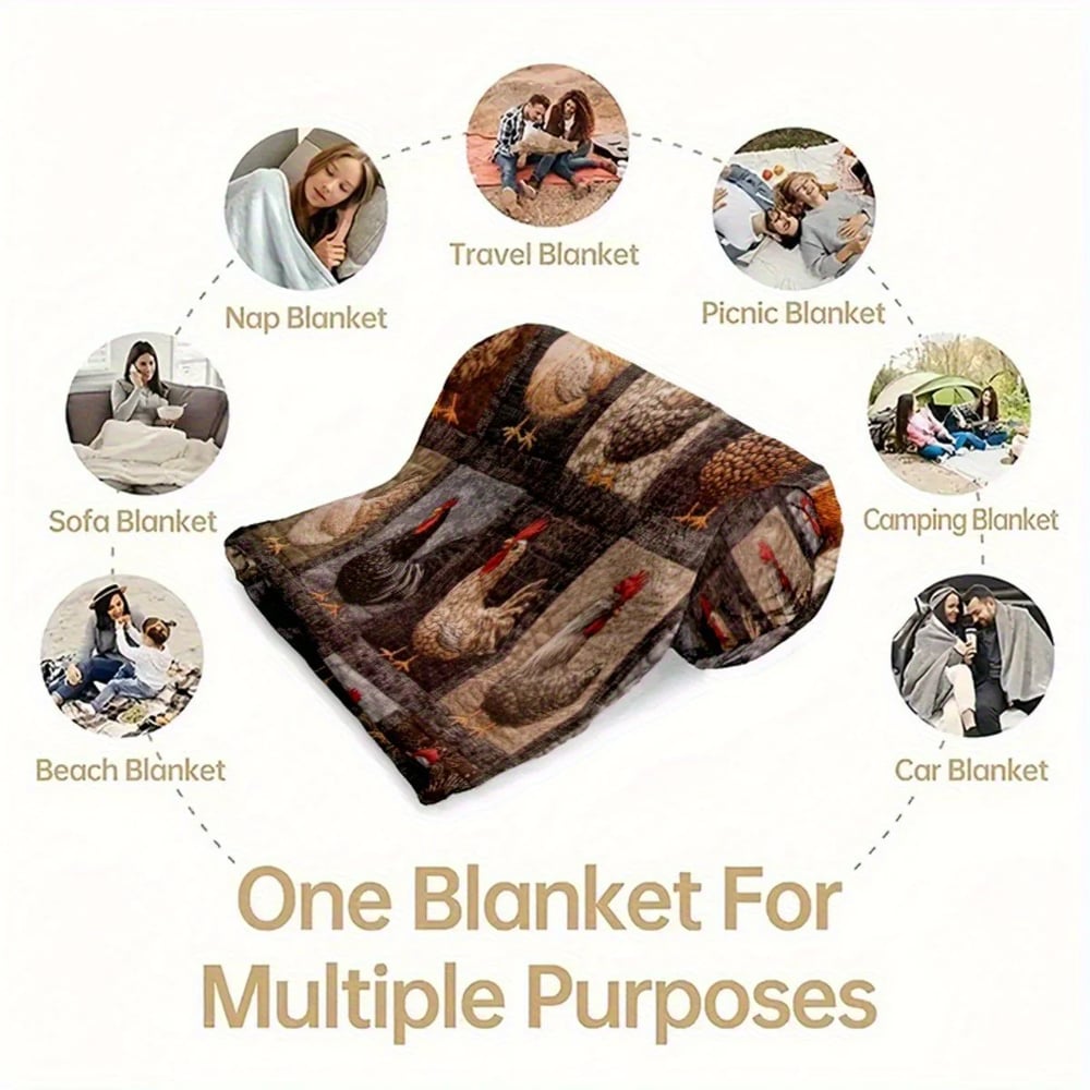 CozyCluck Patchwork Blanket