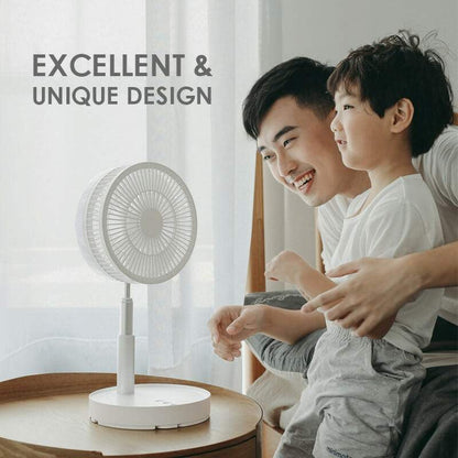 Telescopic Folding Fan USB Rechargeable