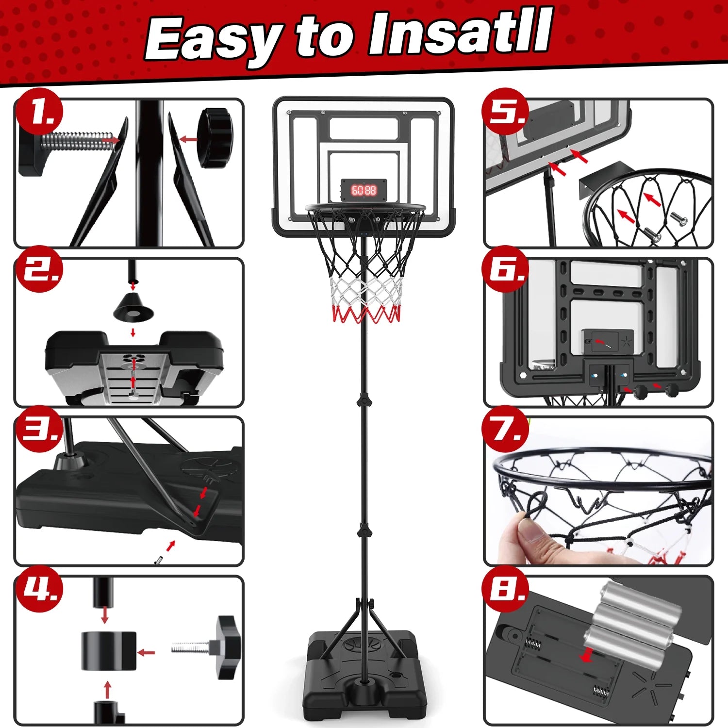 HoopMaster Scoreboard Hoop
