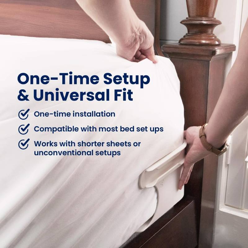 No-Slip Sheet Straps 4-Pack