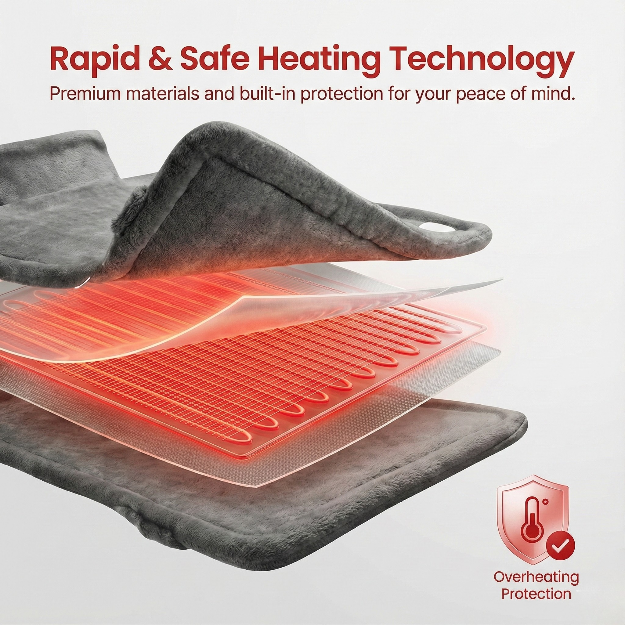 HeatHaven Neck-to-Back Heating Pad