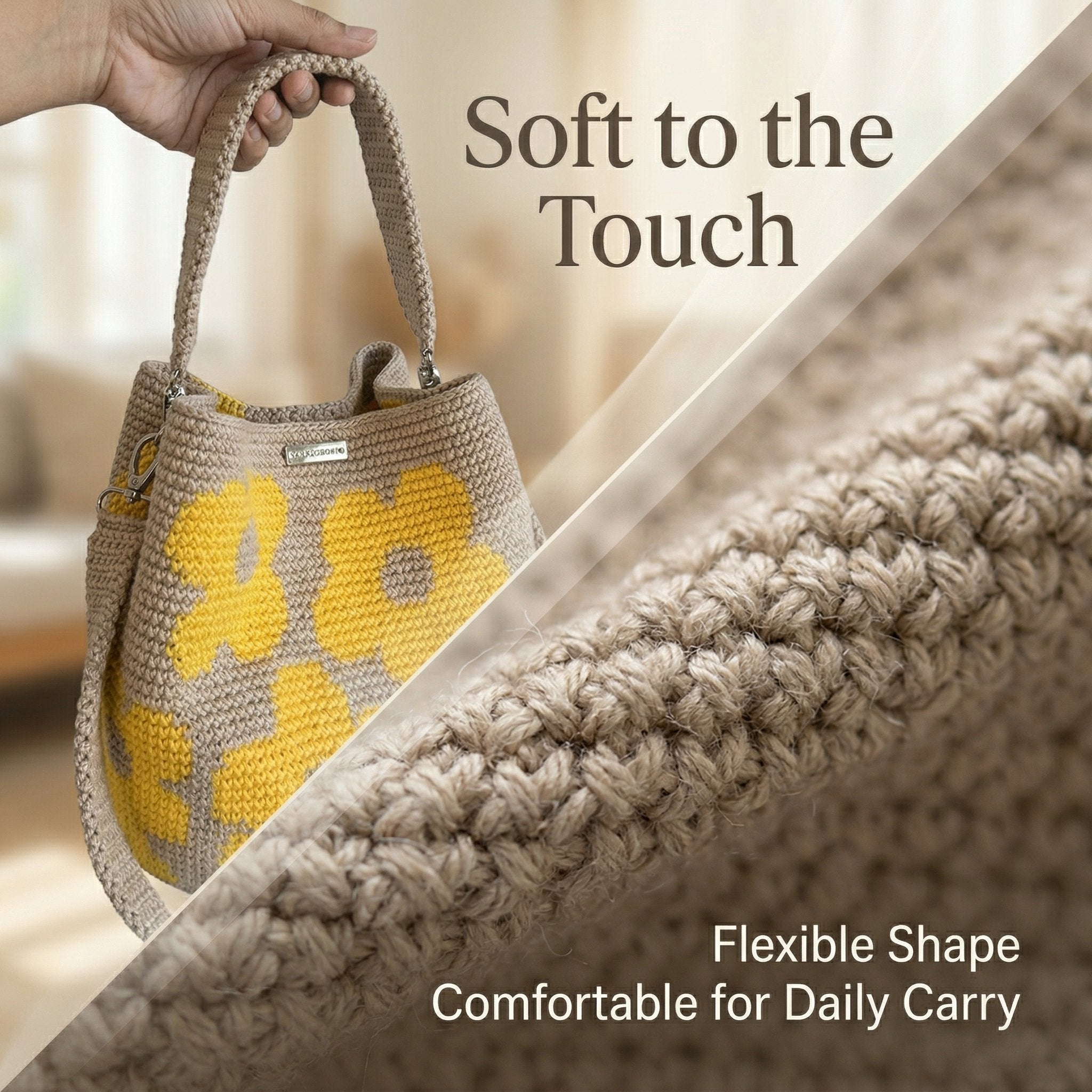 Blossom™ Crochet Tote Bag