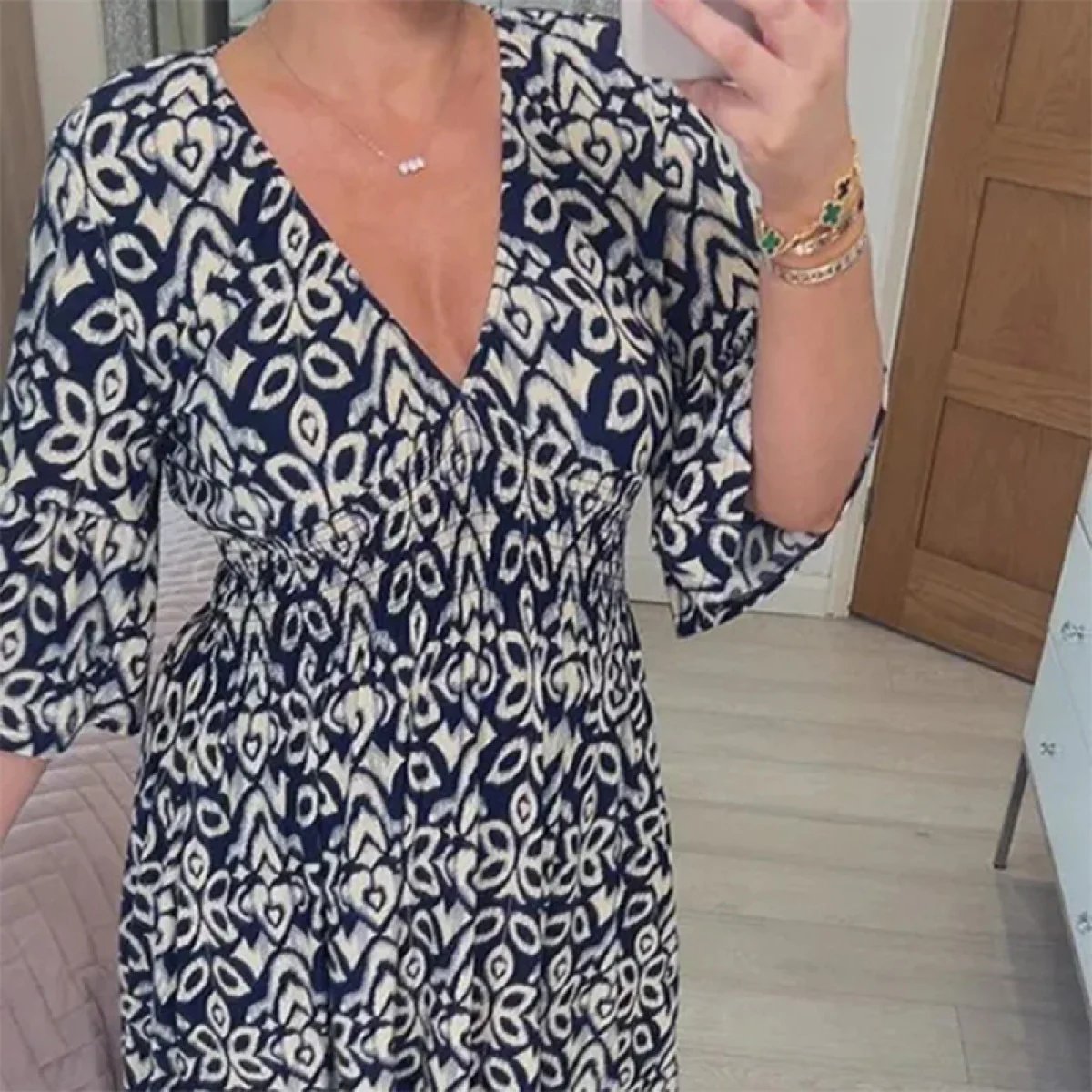 Elegant Vintage Floral Dress