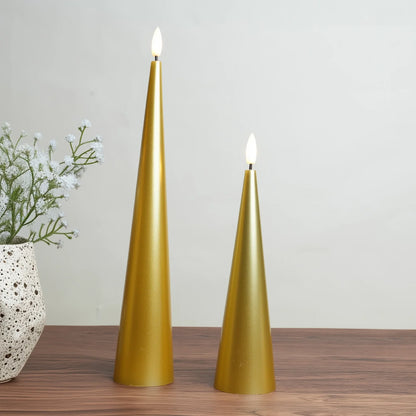 Cone Candles Set of 2