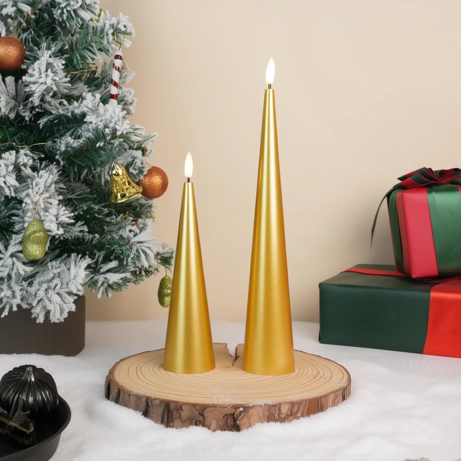 Cone Candles Set of 2
