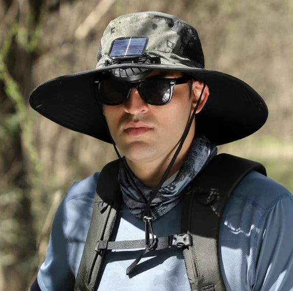 Solar Fan Hat - Unisex Cooling