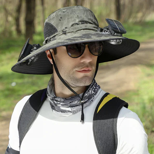 Solar Fan Hat - Unisex Cooling