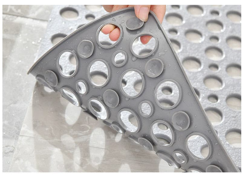 Corner Fit Secure Shower Mat