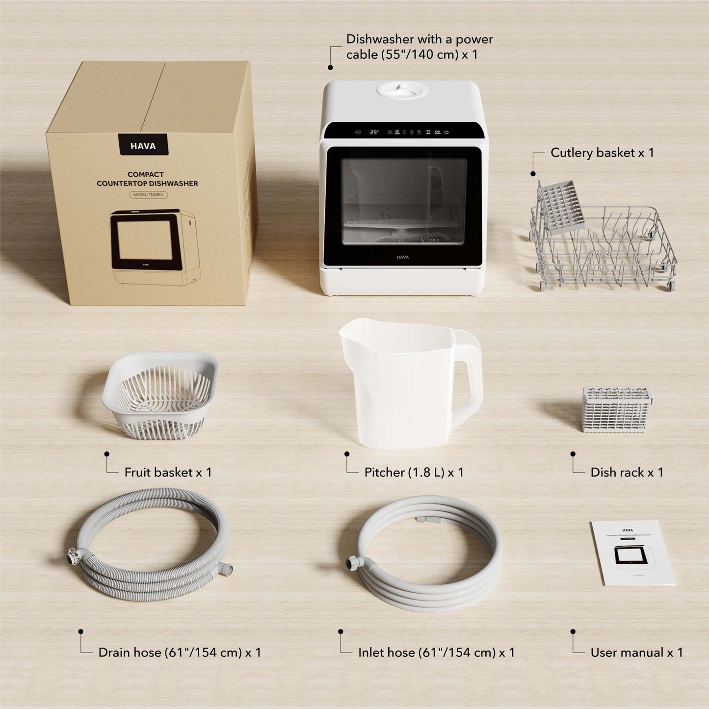 SparkleMate Mini Dishwasher