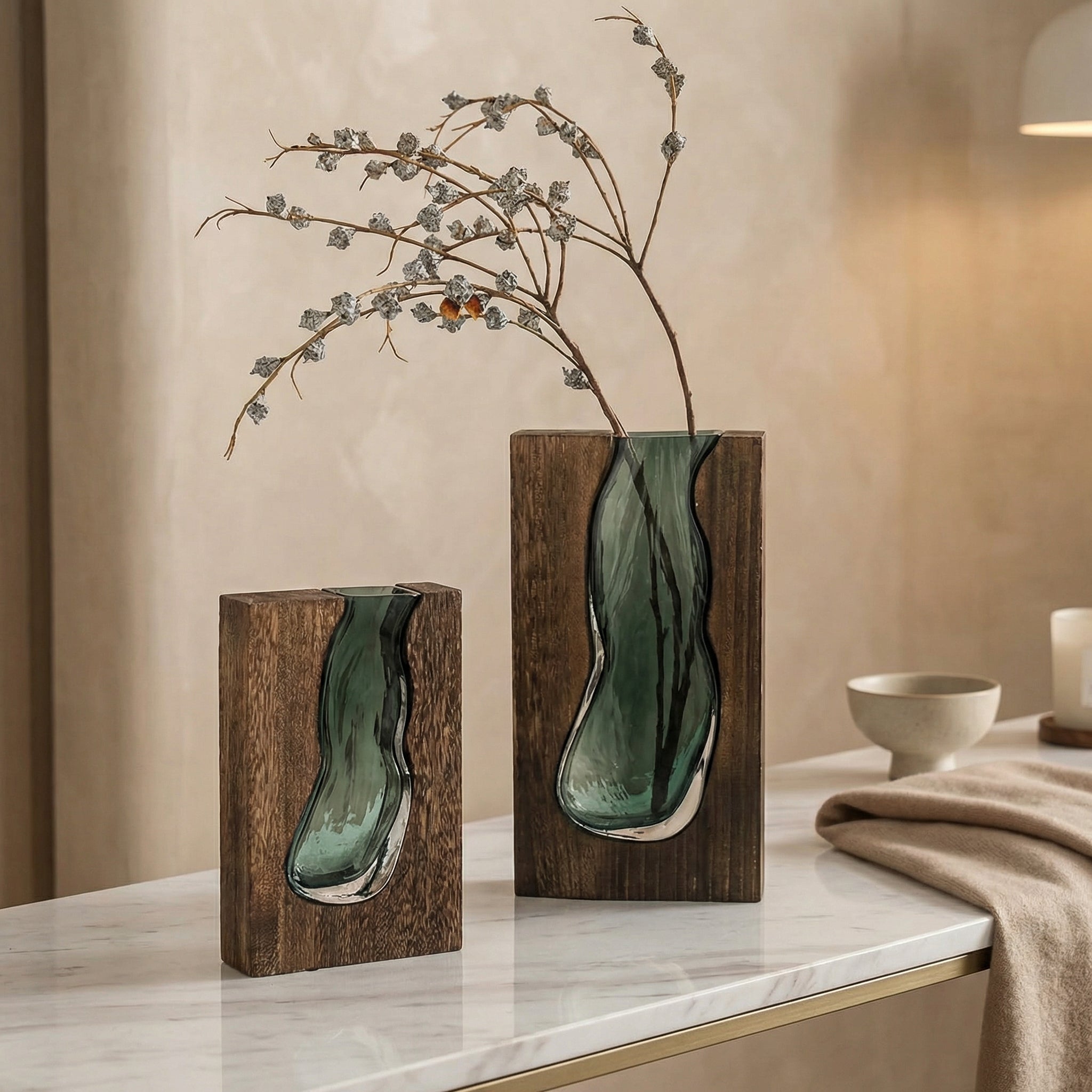 TimberGlass Vase