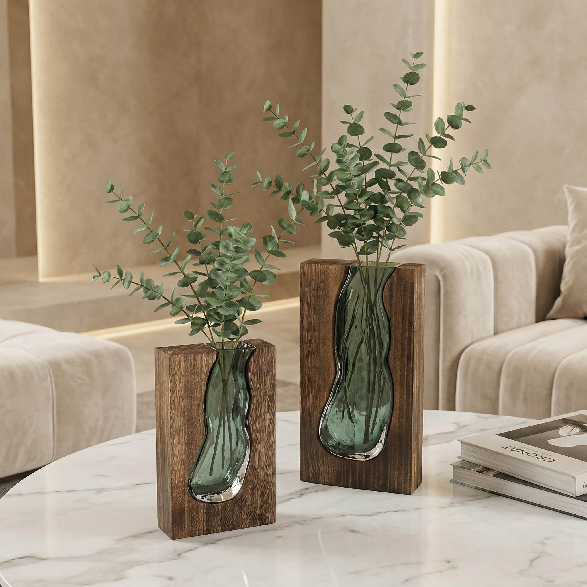 TimberGlass Vase