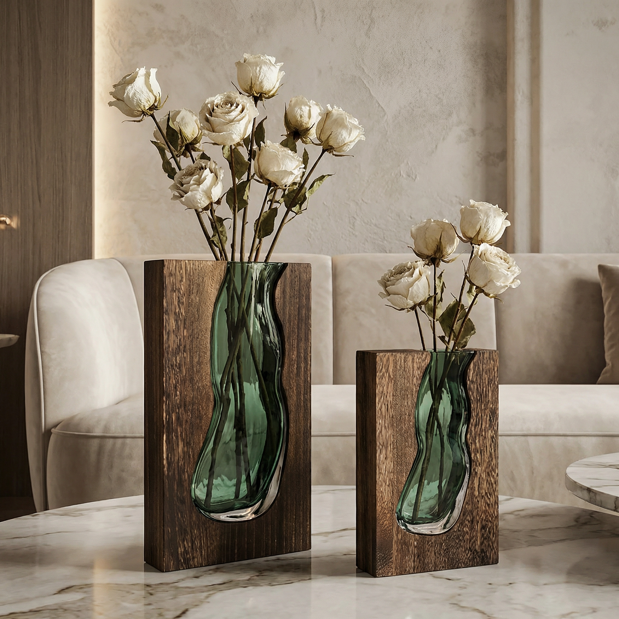 TimberGlass Vase