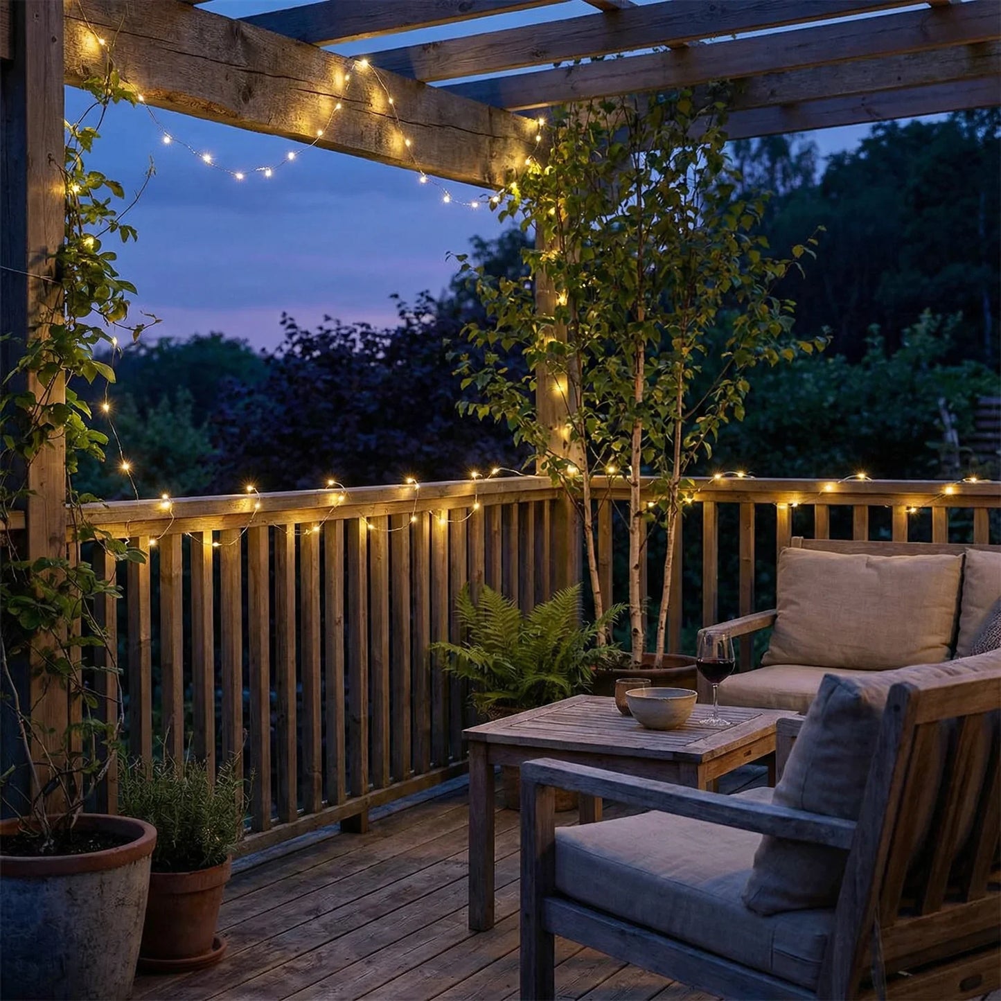 Solar Outdoor String Lights