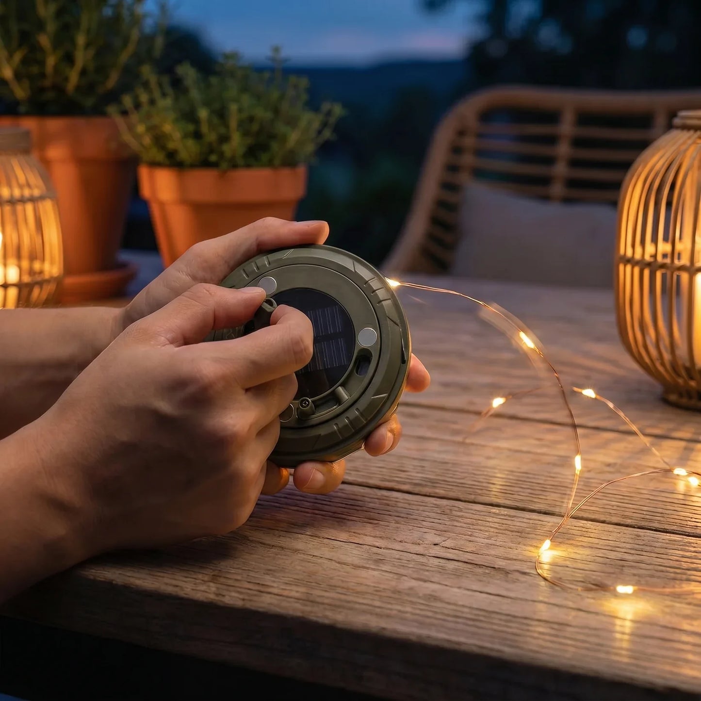 Solar Outdoor String Lights