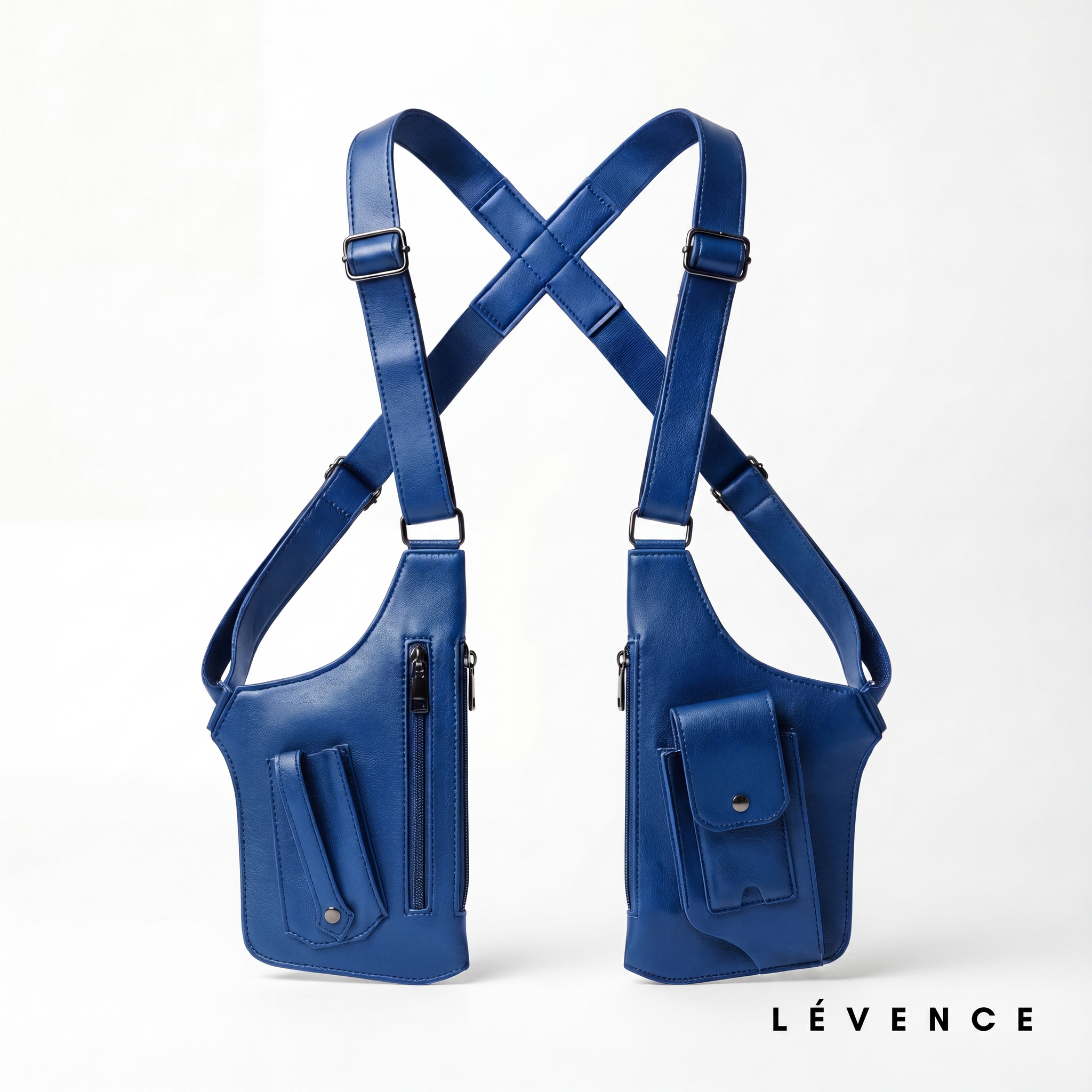 VaultCross Leather Shoulder Bag