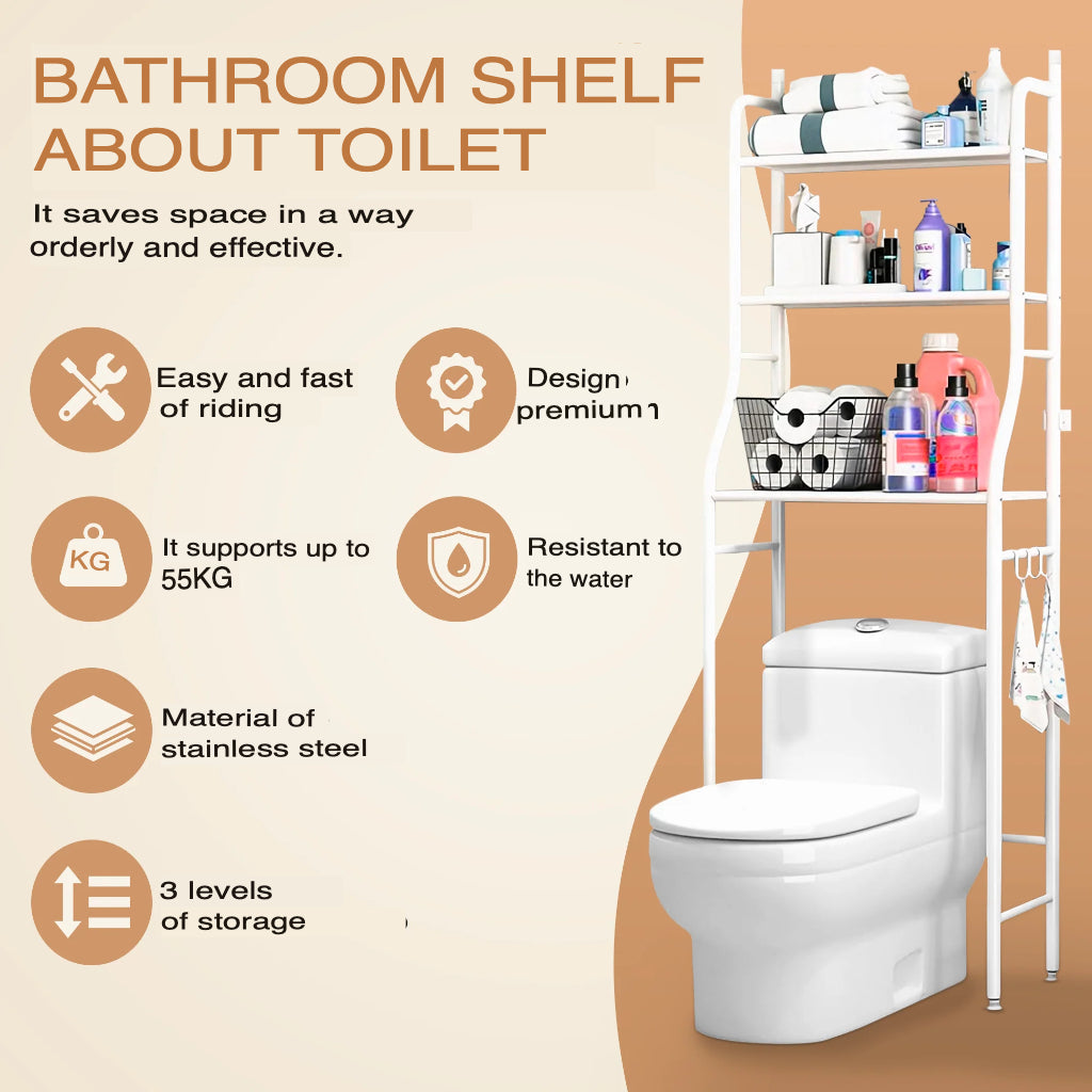 Over-Toilet Storage Shelf