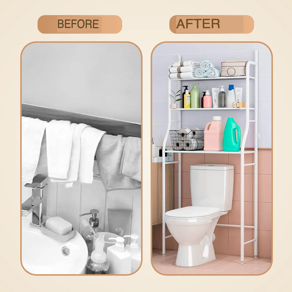 Over-Toilet Storage Shelf