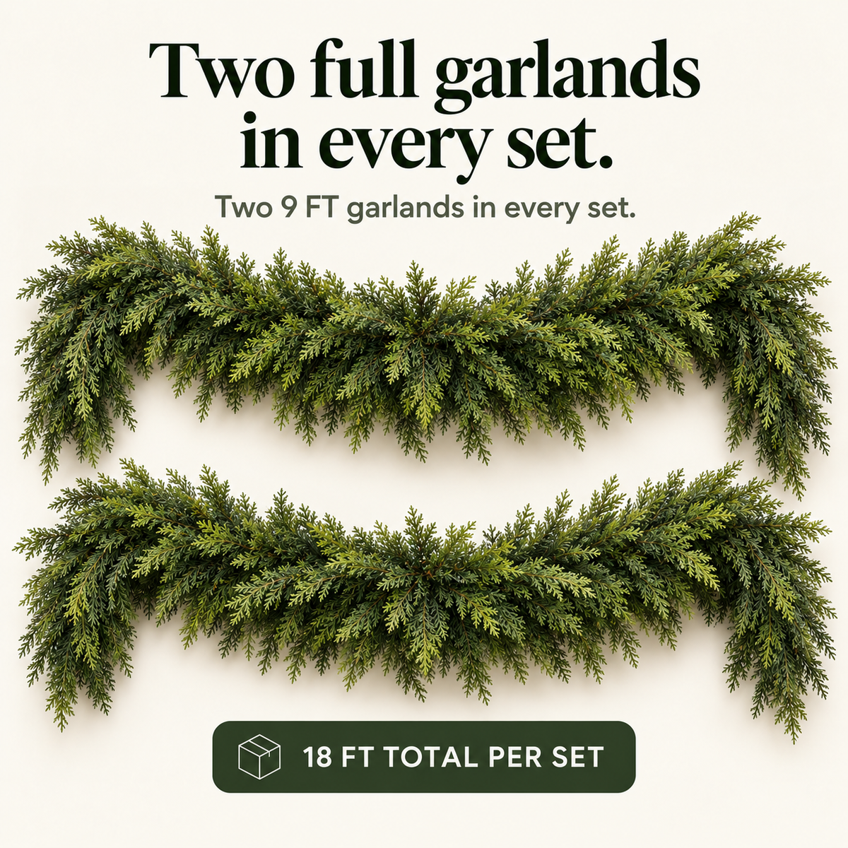 Davena Cedar Garland Set