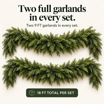 Davena Cedar Garland Set