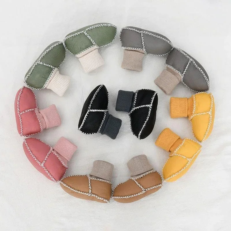 SnowSnug Anti-Slip Baby Booties