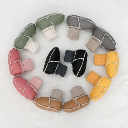 SnowSnug Anti-Slip Baby Booties