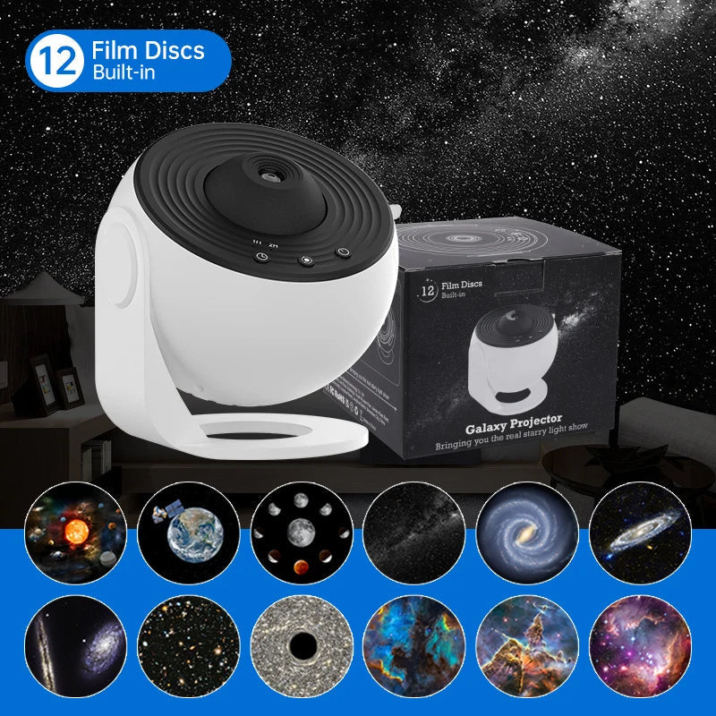 360° Starry Sky Light Projector