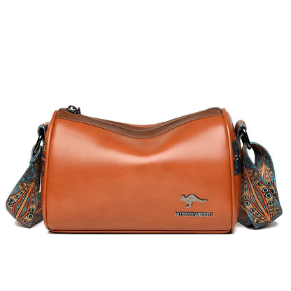 Boston Leather Crossbody Bag