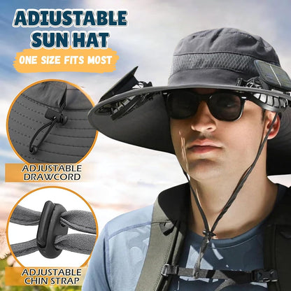 Solar Fan Hat - Unisex Cooling