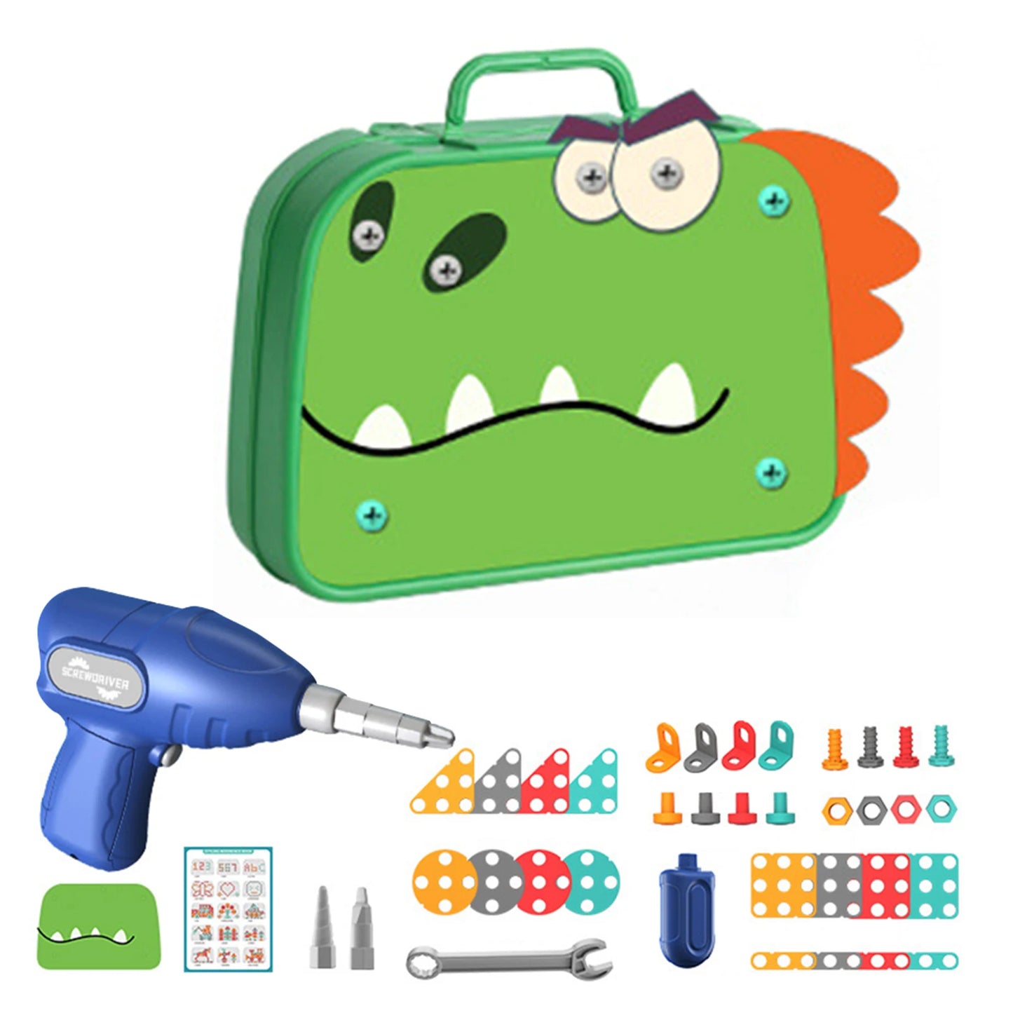 Kids Electric Drill Toolbox Set