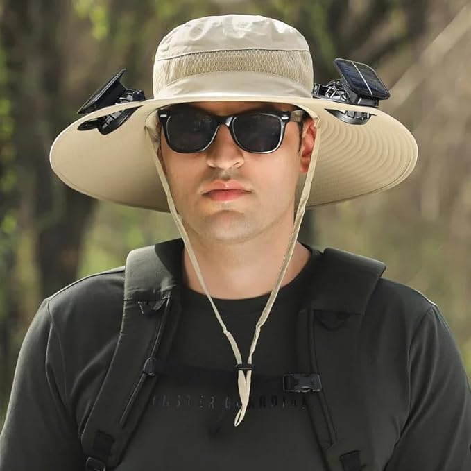 Solar Fan Hat - Unisex Cooling