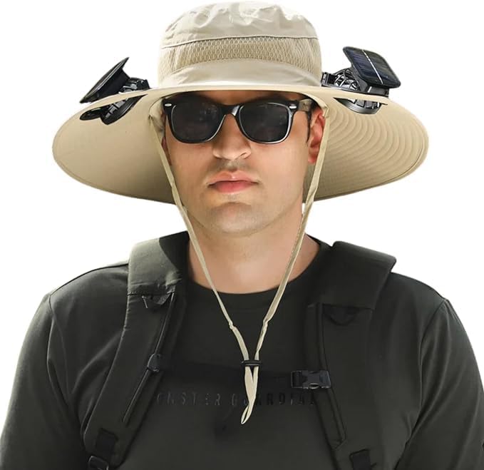 Solar Fan Hat - Unisex Cooling
