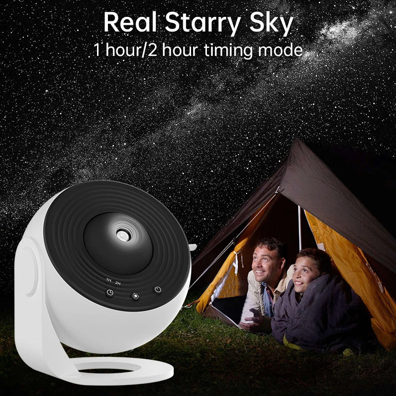 360° Starry Sky Light Projector